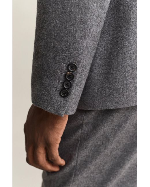 Gant Gray Cashmere Suit Jacket for men