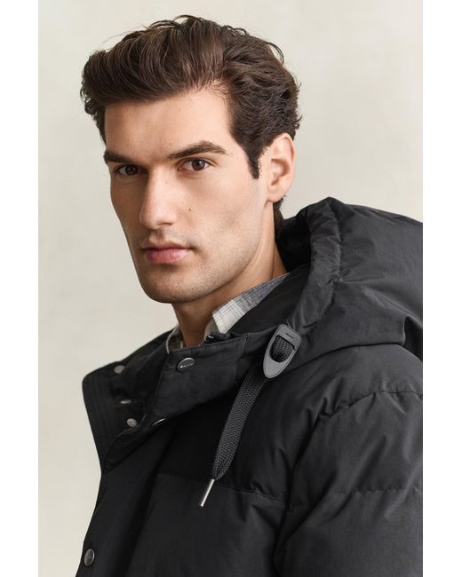 Gant Black Down Parka for men