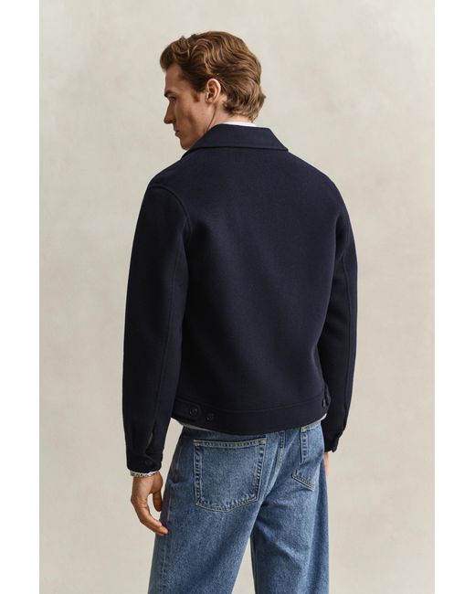 Gant Blue Handstitched Jacket Evening for men