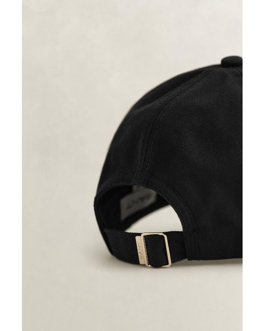 Gant Black Shield Cotton Twill Cap