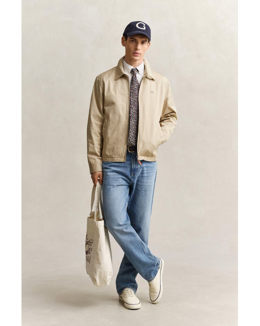 Gant Natural Cotton Windcheater Jacket for men