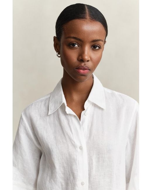 Gant Natural Linen Shirt Dress