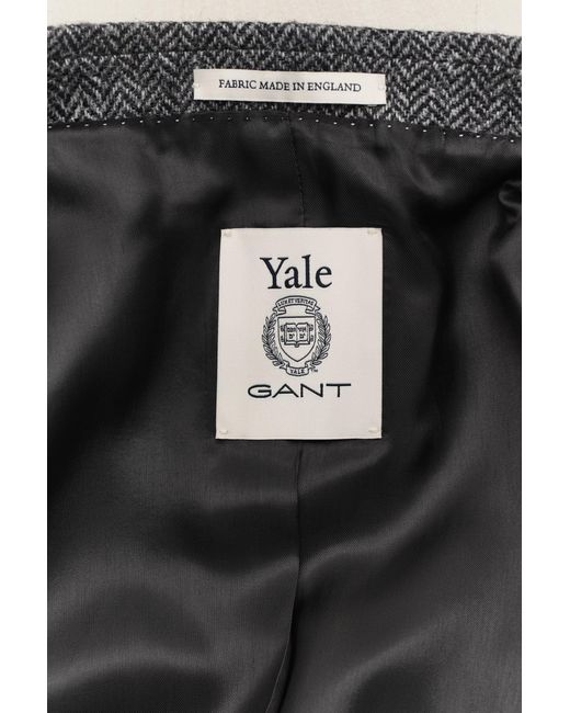 Gant Gray X Yale Tweed Blazer for men