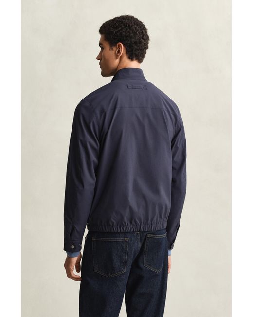 Gant Blue Lightweight Harrington Jacket Evening for men