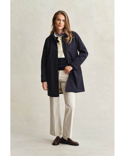 Gant Blue Car Coat Evening