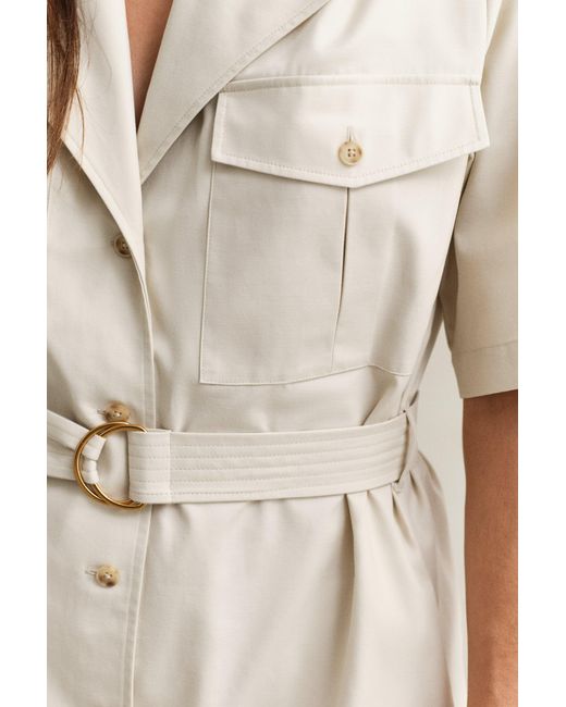 Gant Natural Belted Utility Dress