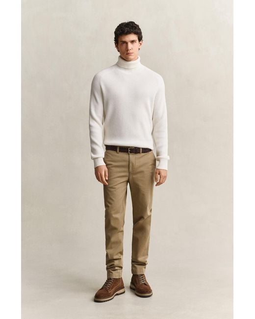 Gant Natural Slim Fit Comfort Chinos Light Taupe for men