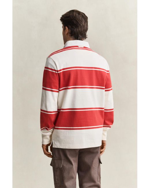 Gant Red Striped Rugger for men