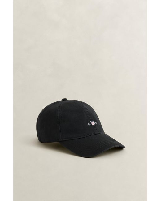 Gant Black Shield Cotton Twill Cap for men