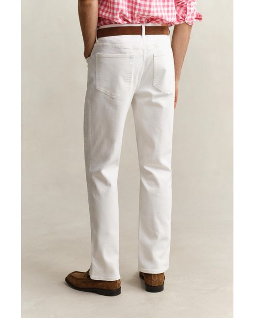 Gant Pink Jeans Eggshell for men