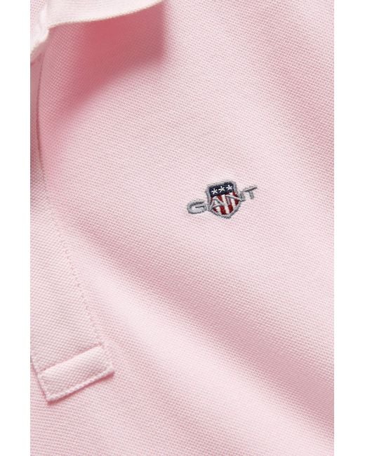 Gant Natural Teens Shield Piqué Polo Shirt Light