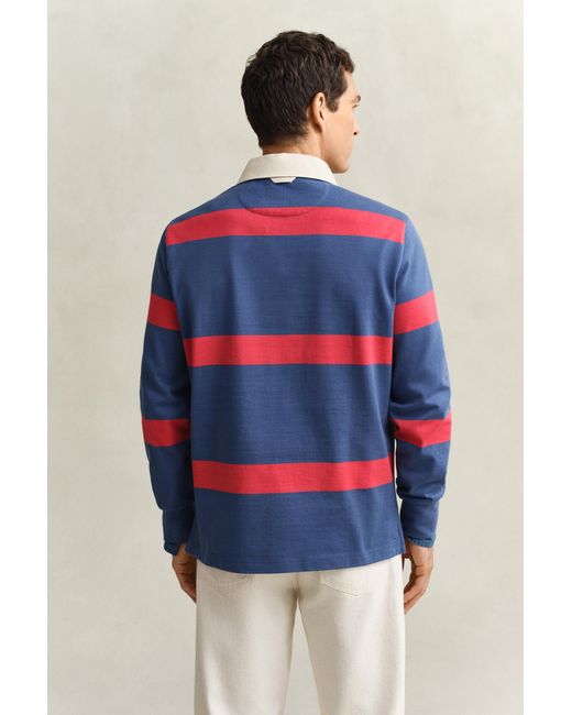 Gant Blue Striped Rugger for men