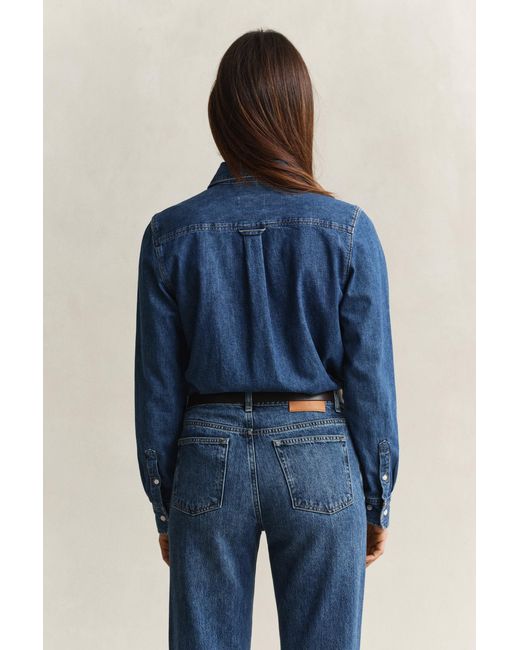 Gant Blue Denim Shirt