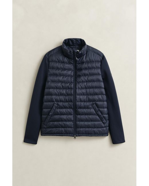 Gant Blue Hybrid Jacket Evening for men