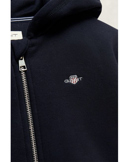 Gant Blue Teens Teen Boys Zip Hoodie Evening for men