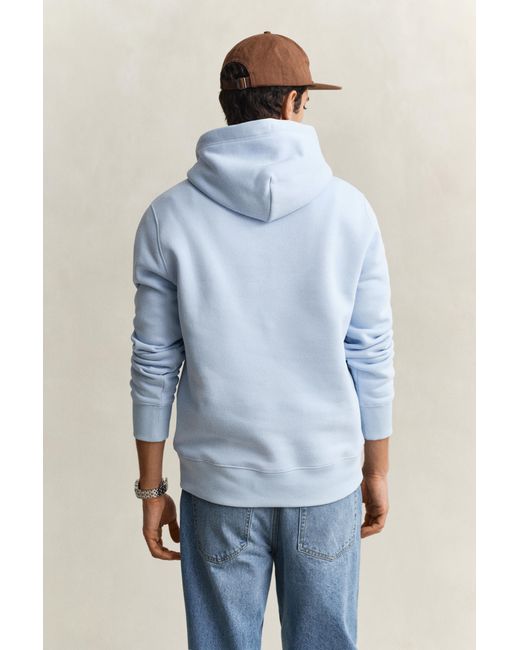 Gant Blue Shield Hoodie for men