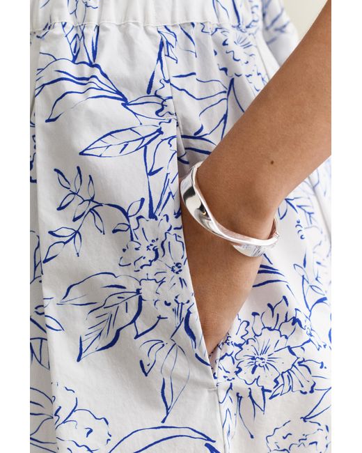 Gant Natural Floral Midi Skirt