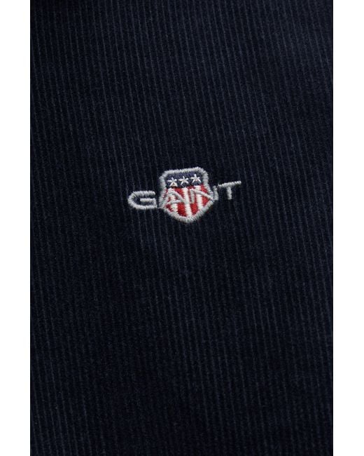 Gant Blue Teens Teen Boys Corduroy Shirt Evening for men