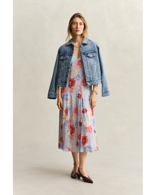 Gant Natural Floral Strap Dress