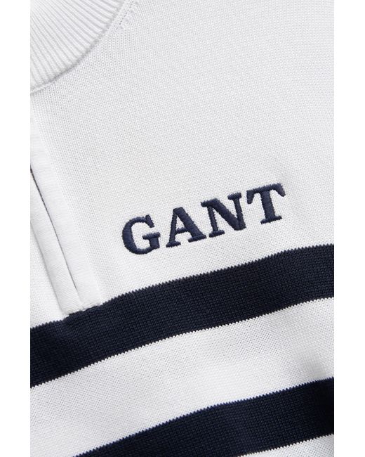 Gant Blue Teens Teen Boys Breton Striped Sweater for men