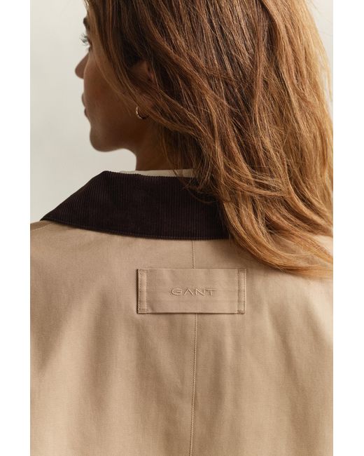 Gant Natural Cotton Decker Jacket Dark