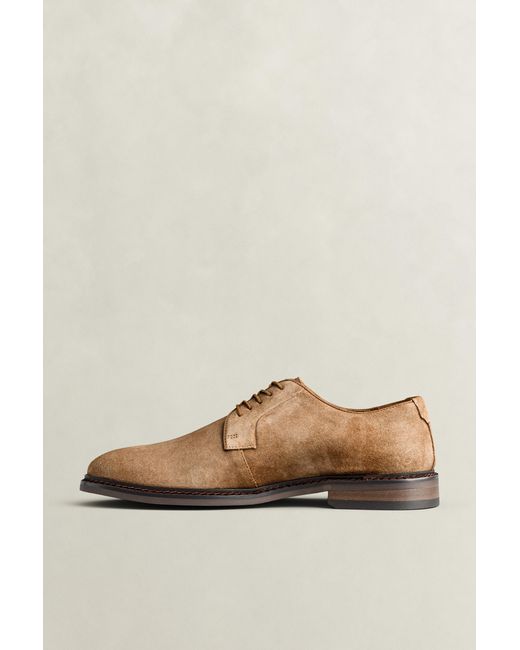 Gant Natural Bidford Suede Derby Shoes Warm for men