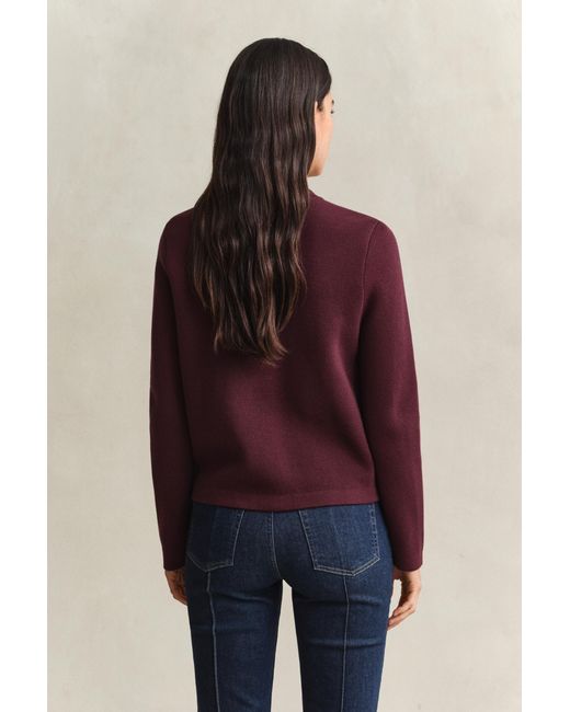 Gant Red Cotton Cardigan