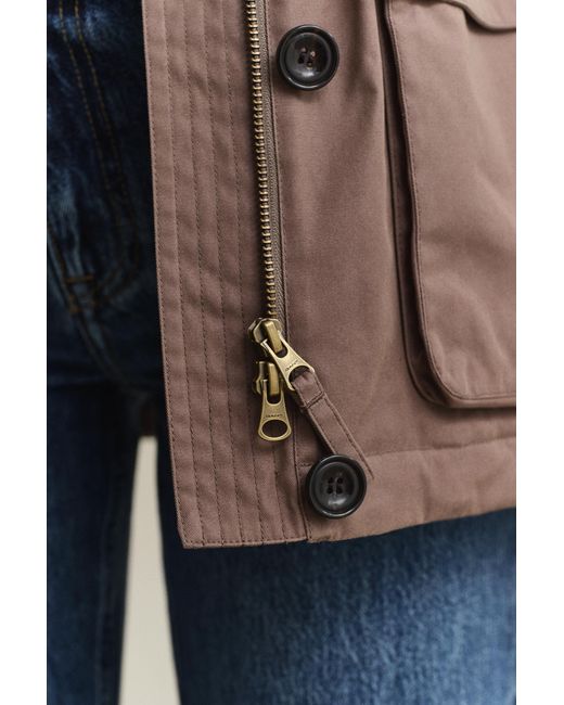 Gant Brown Waxed Barn Jacket