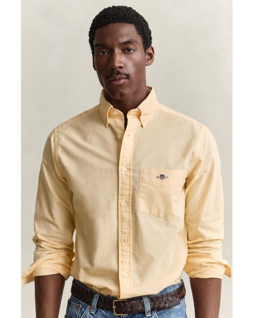 Gant Blue Classic Regular Oxford Shirt for men