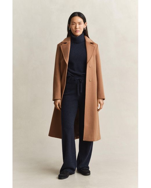 Gant Blue Wool Cashmere Blend Pants Evening