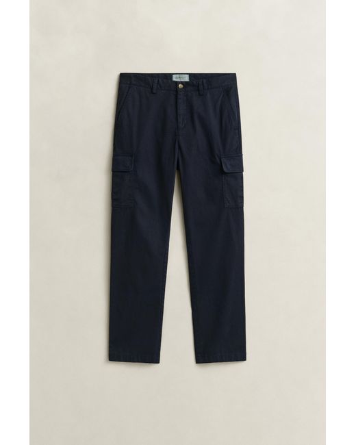 Gant Blue Cargo Pants Evening for men