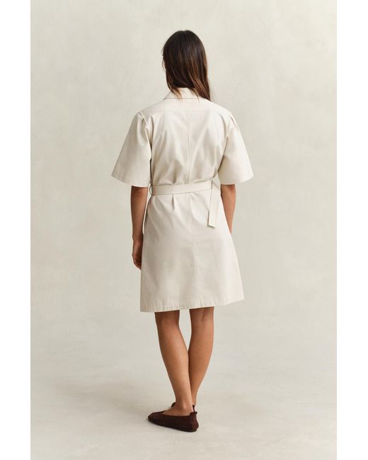 Gant Natural Belted Utility Dress