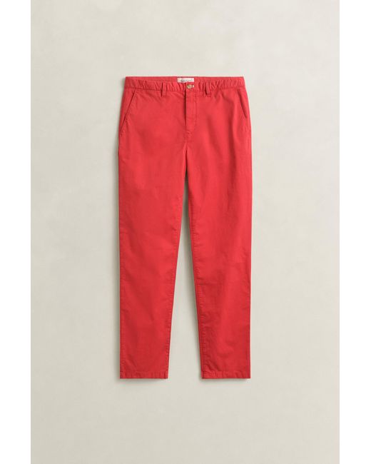 Gant Red Sunfaded Chinos for men