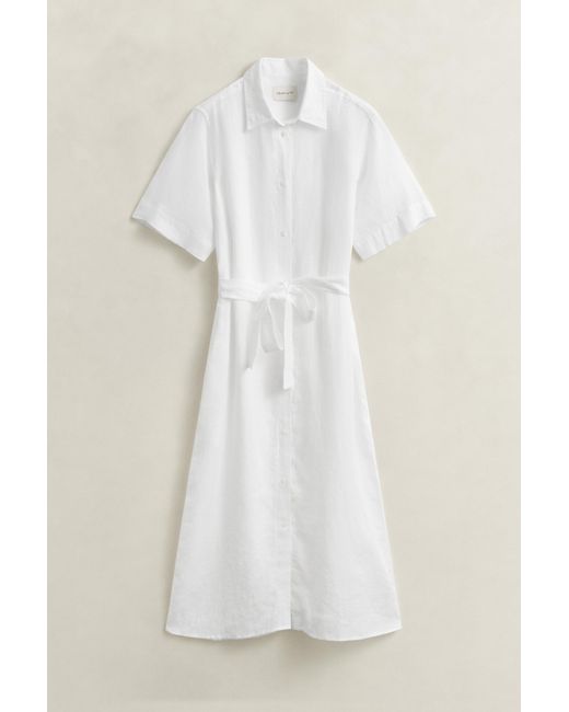 Gant Natural Linen Shirt Dress