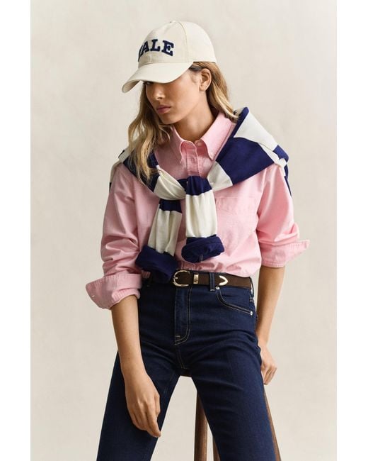 Gant Pink X Yale Oxford Shirt