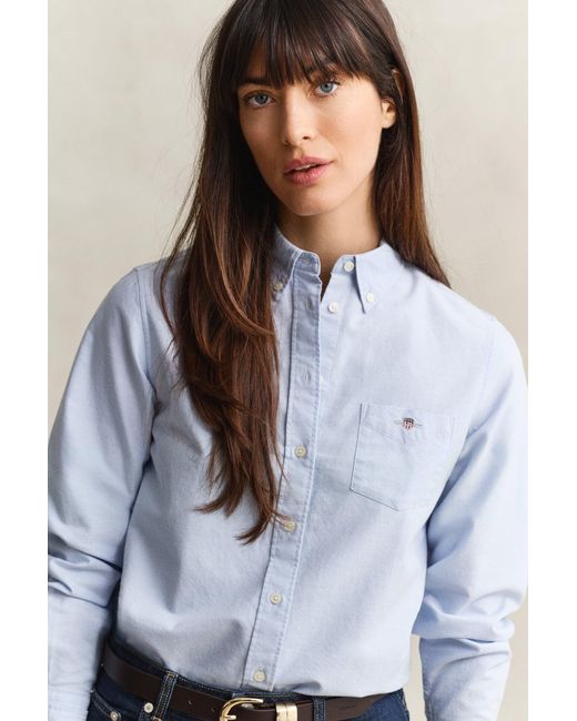 Gant Blue Classic Oxford Shirt