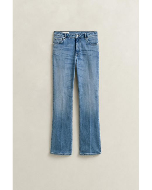 Gant Blue Flared Stretch Jeans