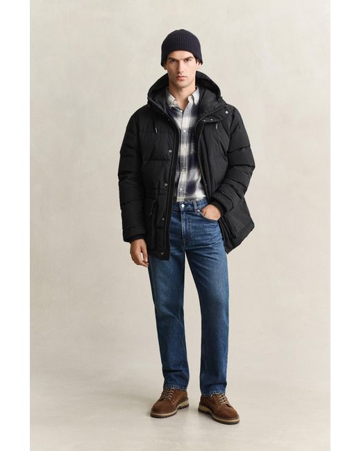 Gant Black Down Parka for men