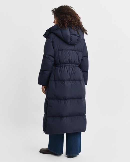 Gant Blue Full Length Down Coat
