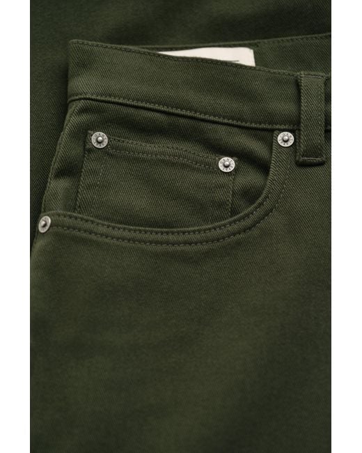 Gant Green Regular Fit Twill Jeans Dark Moss for men