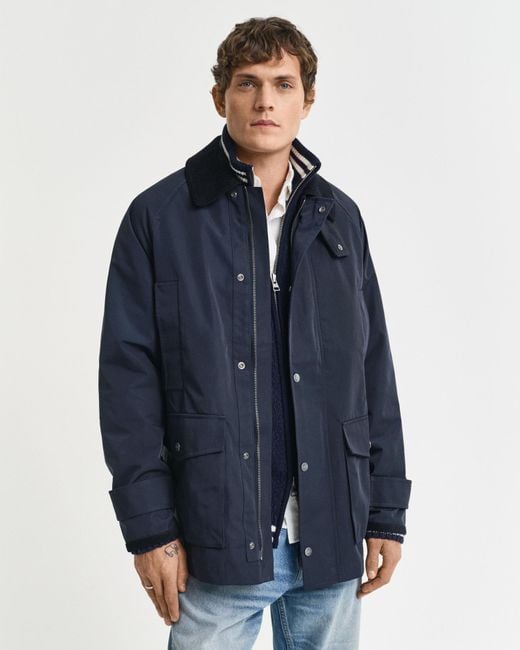 Gant Blue Spring Decker Jacket for men