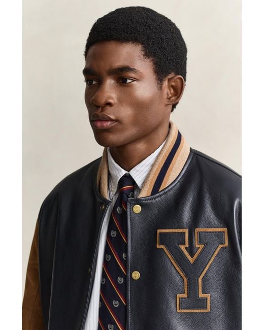 Gant Blue X Yale Varsity Jacket for men