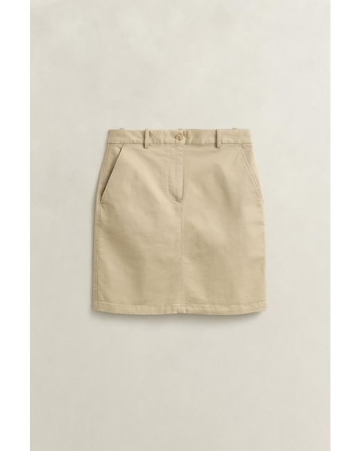 Gant Natural Chino Skirt