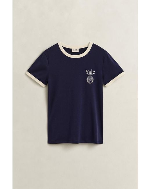 Gant Blue X Yale T-Shirt Classic