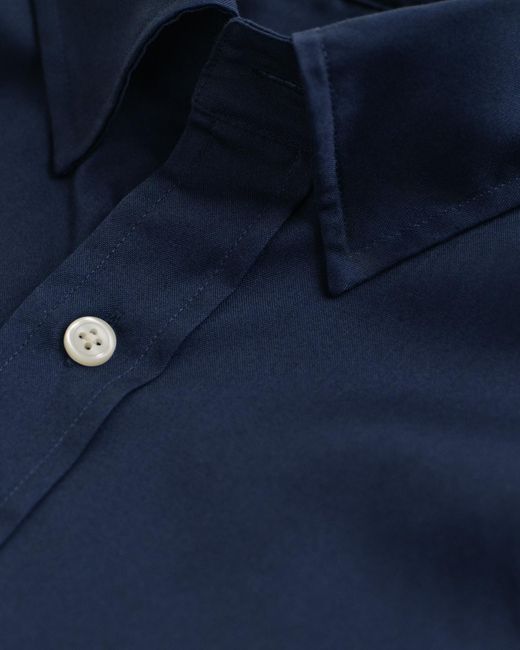 Gant Blue Regular Fit Pinpoint Oxford Shirt for men
