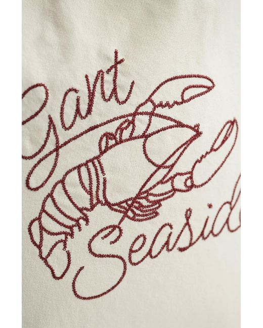 Gant Natural Canvas Tote Bag Cream for men
