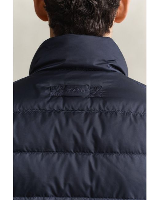 Gant Blue Light Down Jacket Evening for men