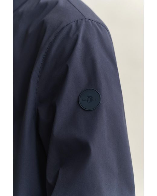 Gant Blue Lightweight Commuter Coat Evening for men