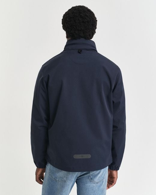 Gant Blue Soft Shell Jacket for men