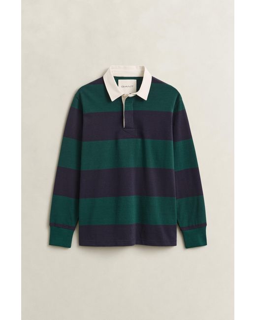 Gant Blue Striped Heavy Rugger for men